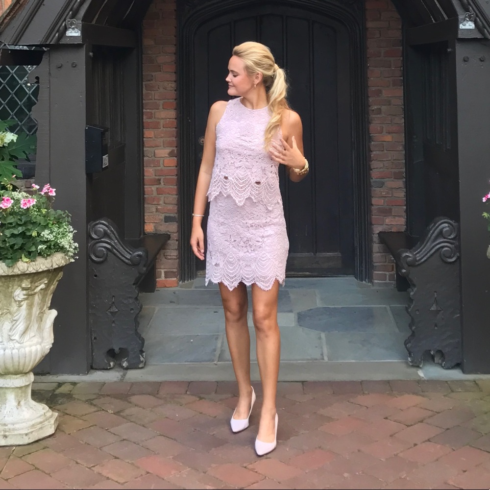 She + Sky two piece skirt set